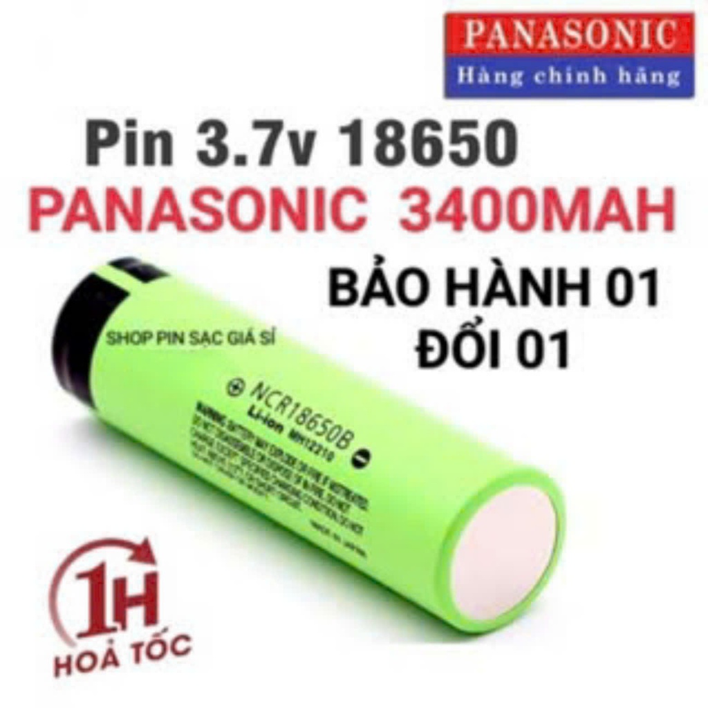 Pin Panasonic 18650 3400maH JAPAN