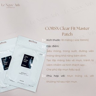 Miếng Dán Mụn Cosrx Master Patch 18- 24 Miếng
