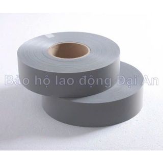 Cuộn dây phản quang vải poly màu xám bản 5cm*100m