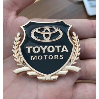 Bộ 2 Logo Dạng Bông Lúa Theo Xe Toyota