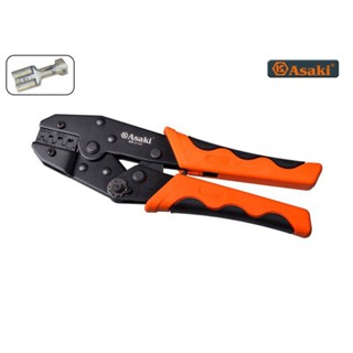 Kìm bấm cos ghim capa Asaki AK-9122 0.15 ~ 6mm2 - Kềm bấm cốt ghim capa (Kìm bấm đầu cote Asaki)