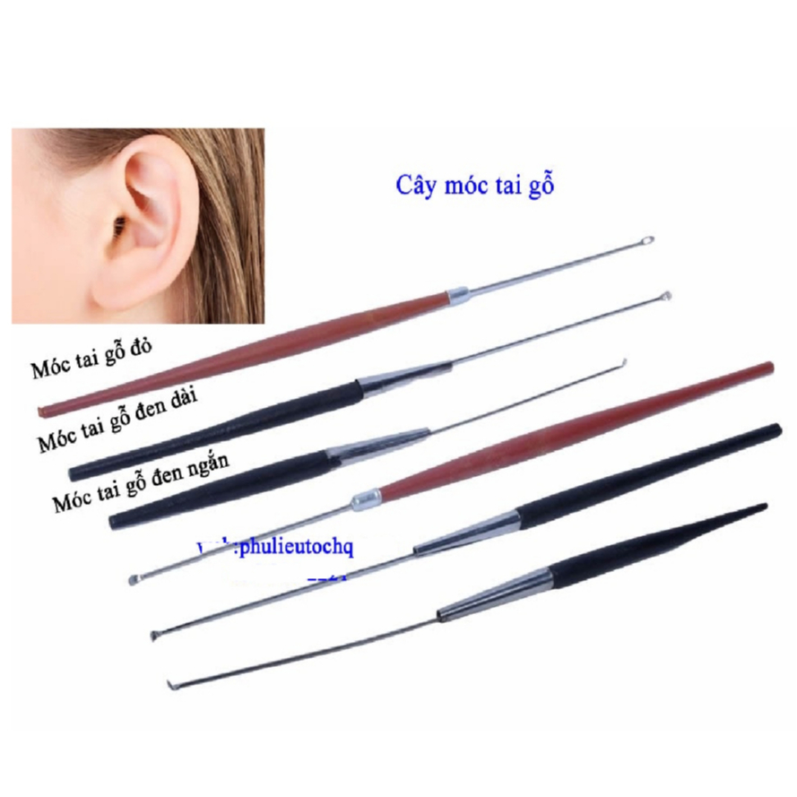 Móc tai gỗ combo 3 cây