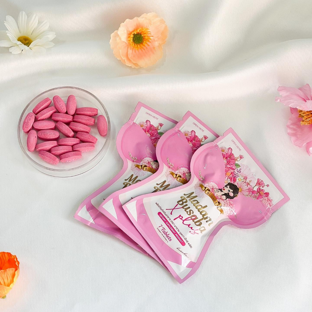 Viên uống nở ngực Madam Busaba chính hãng thái (gói 7 viên) mẫu mới