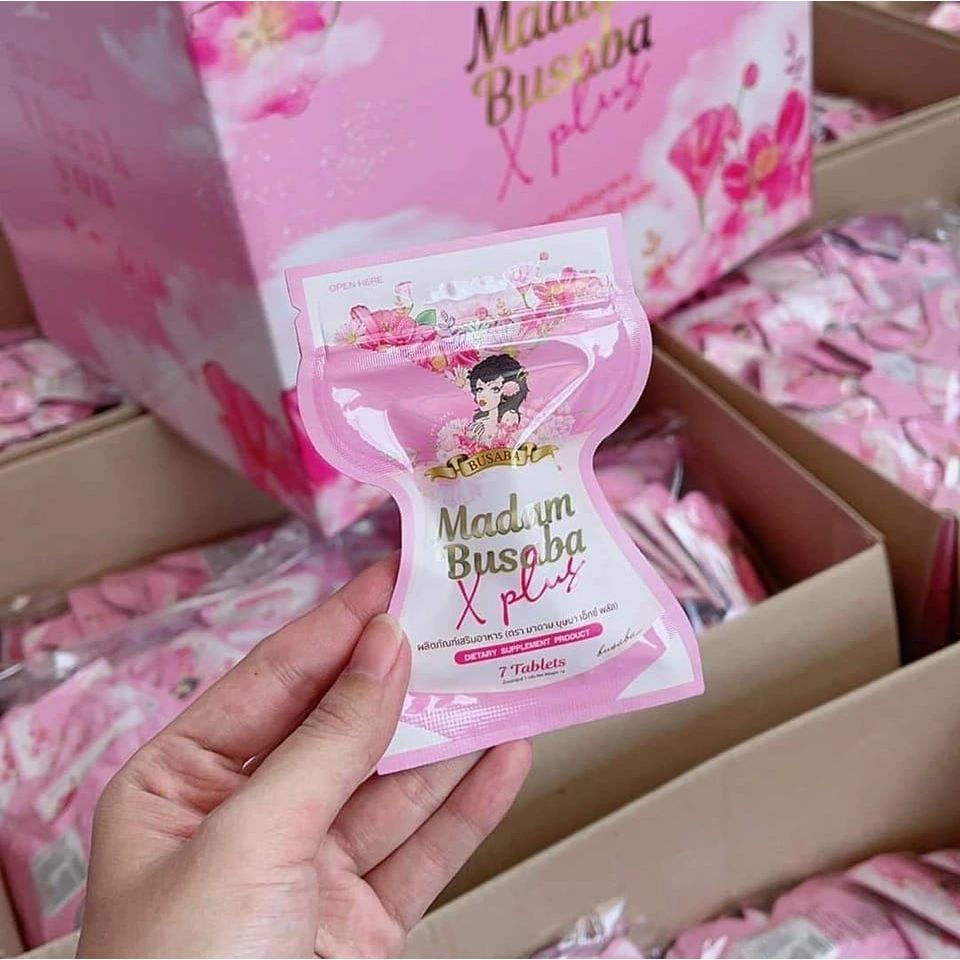 Viên uống nở ngực Madam Busaba chính hãng thái (gói 7 viên) mẫu mới