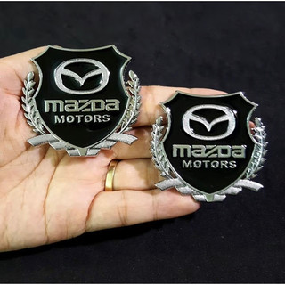 Bộ 2 Logo Dạng Bông Lúa Theo Xe Mazda (HàNg Đẹp)