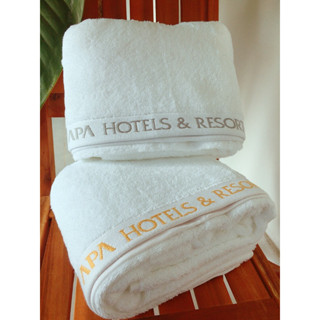  Khăn tắm khách sạn xuất Nhật logo loại Dày 500g-600g siêu đẹp - 70x140cm 70x150cm - Phong Phú 