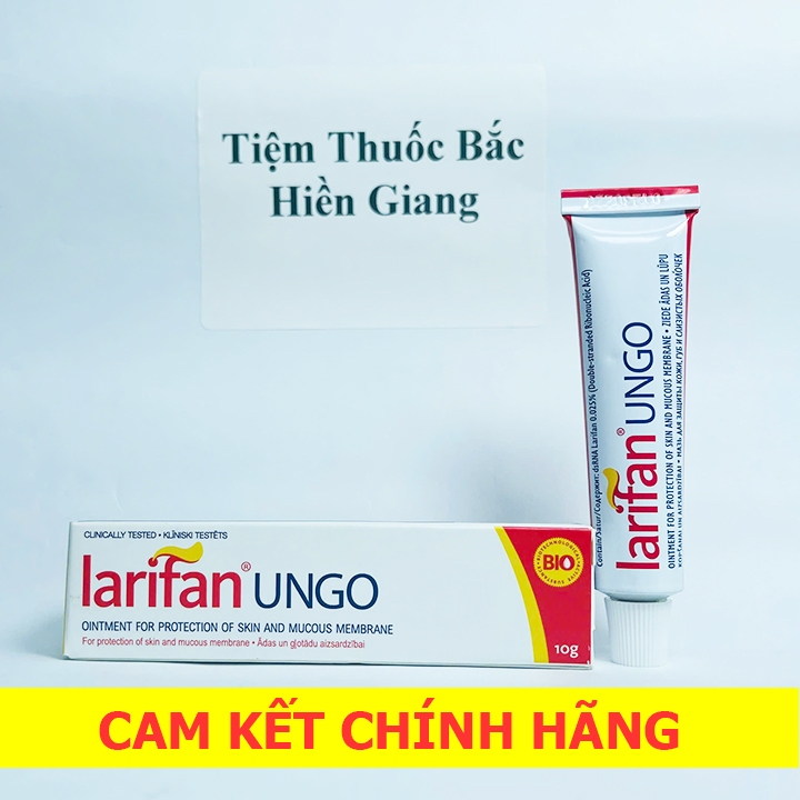 Larifan Ungo Sùi mào gà, Gai sinh dục, Chuỗi ngọc DV,  Mụn Cơm, Mụn Cóc Herpes 10g ✅---TIỆM THUỐC BẮC HIỀN GIANG---✅