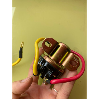 Rơ le phụ đề xe, may bảo  vệ đề 12v, 24v 150a vỏ vàng hàng cao cấp