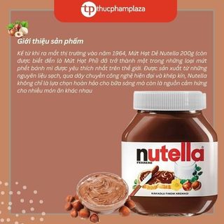 Mứt kem hạt dẻ Nutella Socola (Úc)