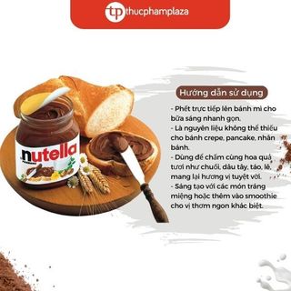 Mứt kem hạt dẻ Nutella Socola (Úc)