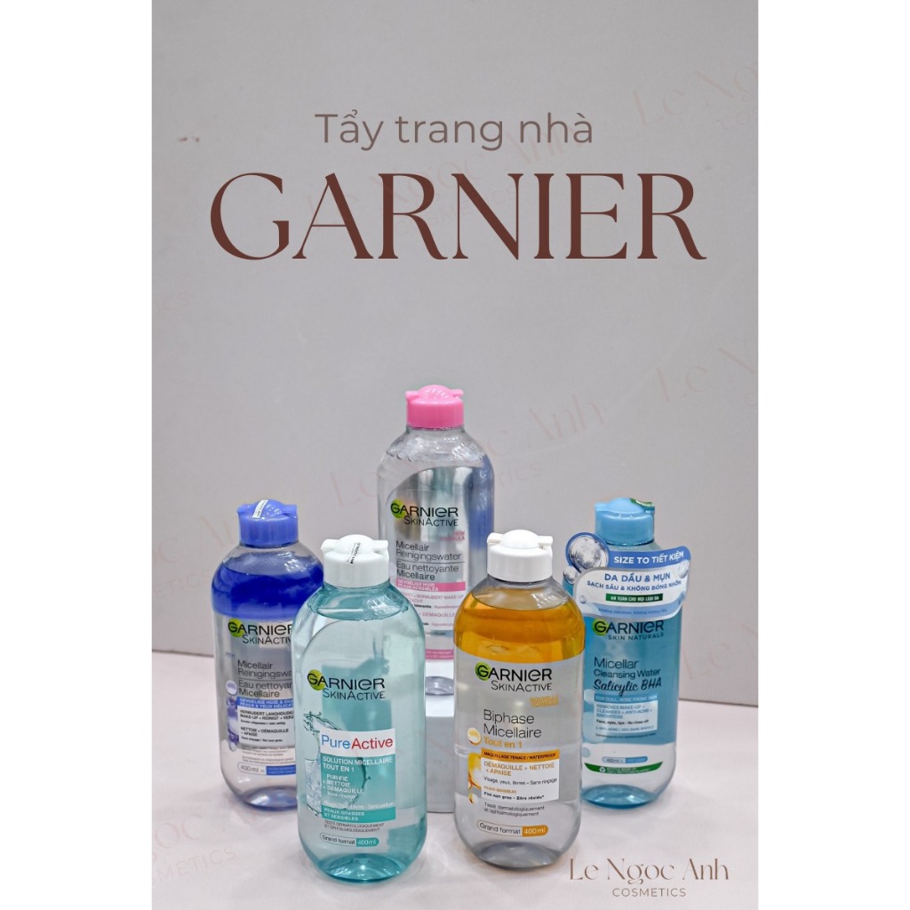 [Hàng công ty] Nước Tẩy Trang Garnier