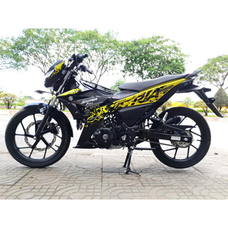 Tem rời Satria vàng đen xám (2)
