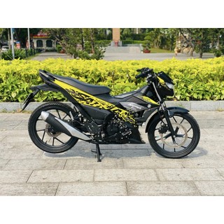 Tem rời Satria vàng đen xám (2)