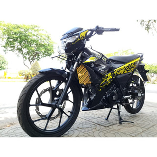 Tem rời Satria vàng đen xám (2)