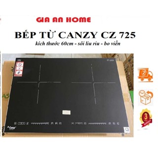 Bếp từ đôi canzy CZ 725- bếp điện từ kích thước nhỏ 60cm . bếp từ đôi âm bàn chính hãng bảo hành 3 năm