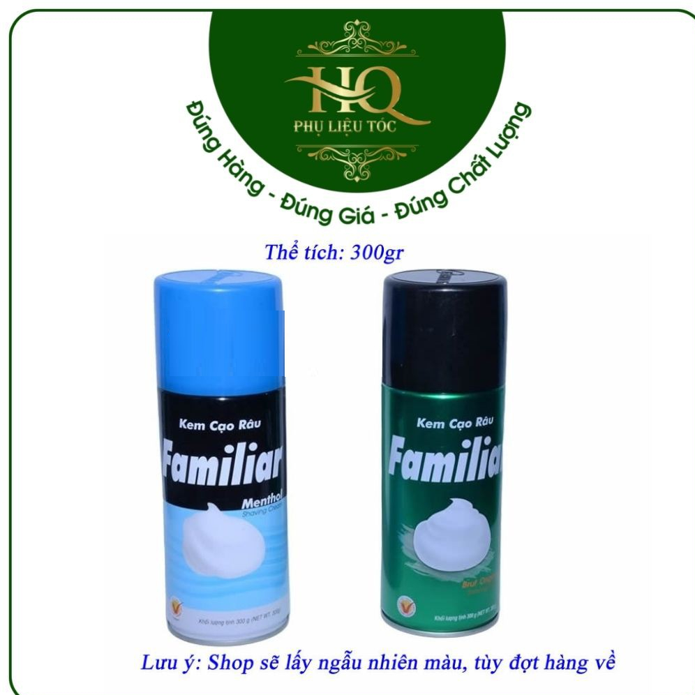 Kem cạo râu Familiar, kem cạo râu không đau rát an toàn