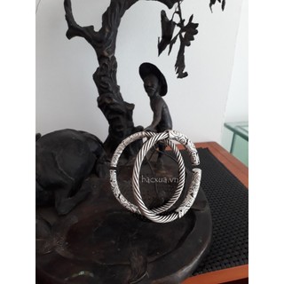 Vòng tay vân bạc nguyên chất