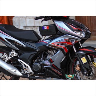 Tem rời xe Winner X bạc đỏ đen (A)