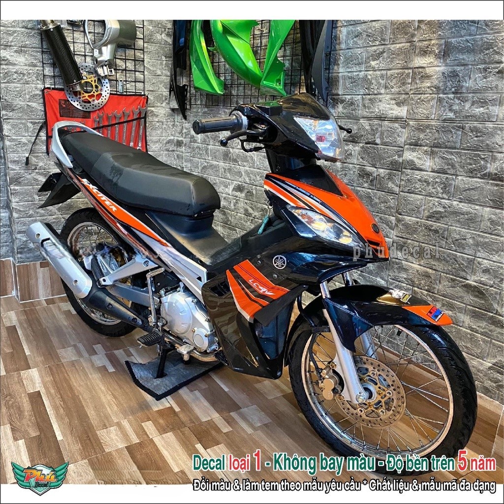 Tem rời Ex 2006-2010 cam đen (A)