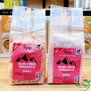 [CHÍNH HÃNG] Muối Hồng Himalaya Vipep ( dạng túi ) - Muối đá hồng tinh khiết nấu ăn, ngâm chân, tẩy tế bào chết