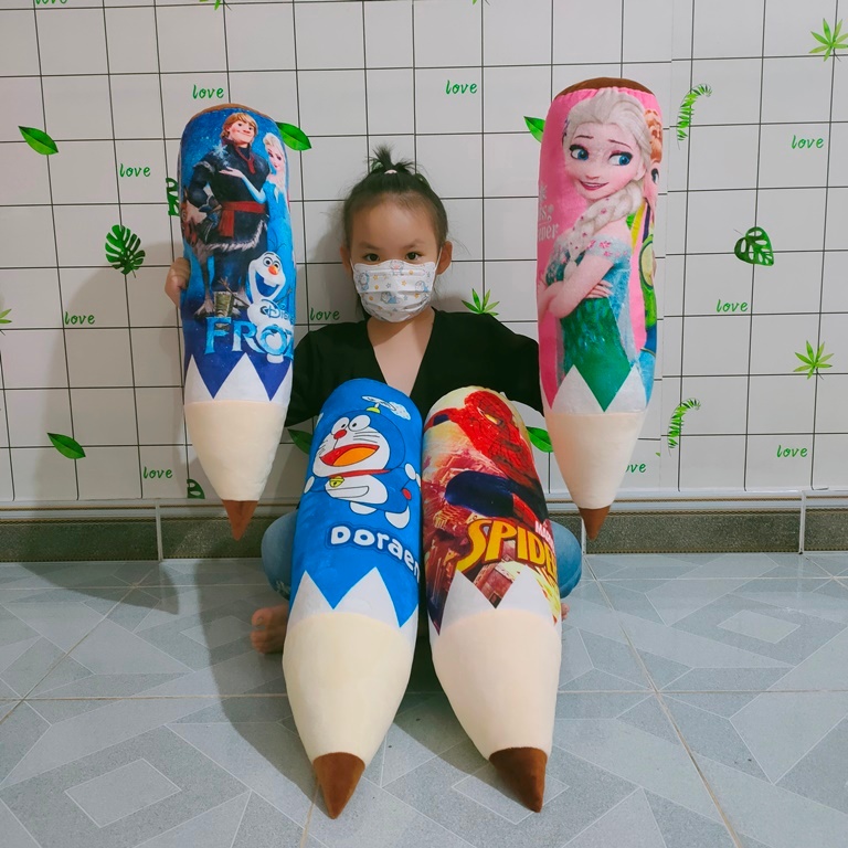 GỐI ÔM CÔNG CHÚA ELSA 60CM CHO BÉ