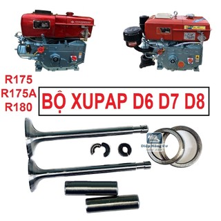 [Freeship] Bộ Súp bắp/ Xupap máy nổ máy dầu DIESEL D6 D7 D8 R175 R175A R180