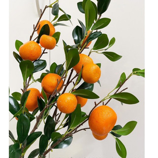 cành quýt giả 85cm - 6 quả
