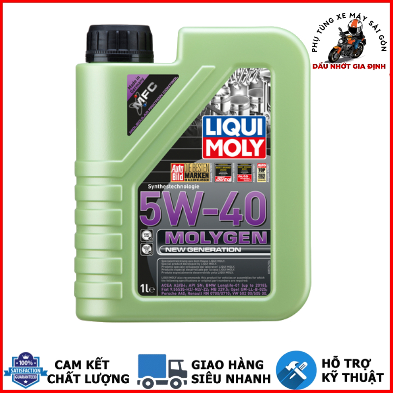 Nhớt xe ga LIQUI MOLY MOLYGEN 5W40 1 Lít nhập khẩu Đức