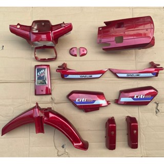 DÀN ÁO XE CITI 100 DAELIM NHỰA ABS ( ĐÃ DÁN TEM SẴN ) ĐỜI CITI PHUỘC