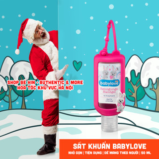 Gel rửa tay khô sạch khuẩn Babylove, 50ml, mùi thơm dễ chịu, nhỏ gọn dễ mang theo người