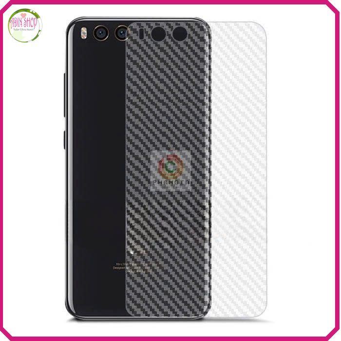Miếng dán mặt lưng skin carbon Xiaomi Mi 6