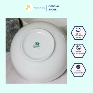 Bát/Tô Sứ Trắng Minh Châu Sâu, Bát Ban Phở, Bún, Tô Canh |7-8| Mta_Mart