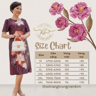Đầm voan trung niên nên đen họa tiết hoa tím nổi bật thiết kế đính đá hoa văn sang trọng