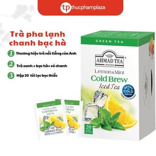 Trà chanh bạc hà pha lạnh hiệu Ahmad – hộp 40g/20 túi lọc