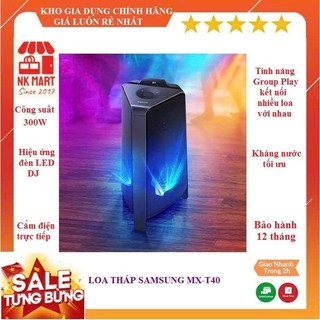 Loa tháp Samsung MX-T40 bảo hành điện tử 12 tháng