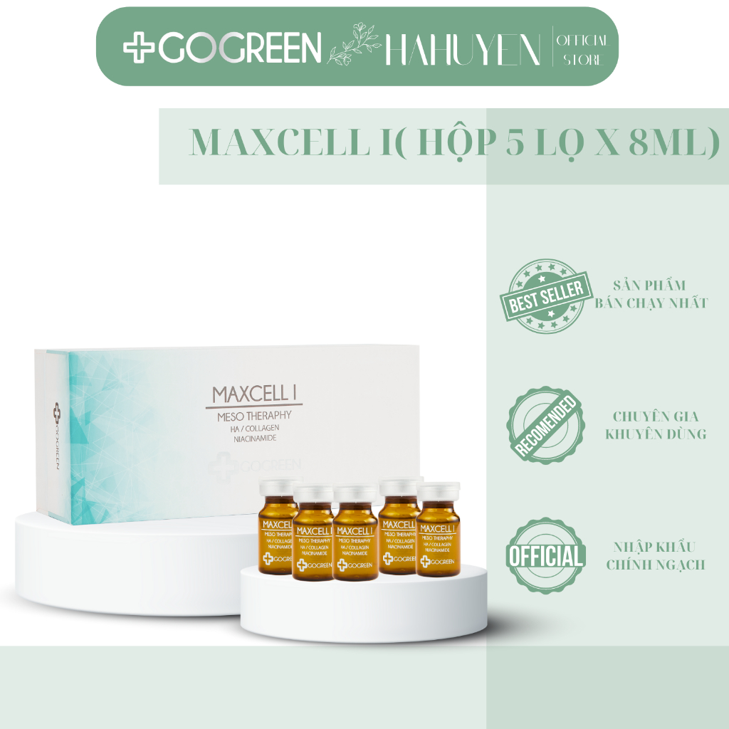 Tế bào gốc MaxCell GoGreen( Hộp 5 lọ x 8ml)