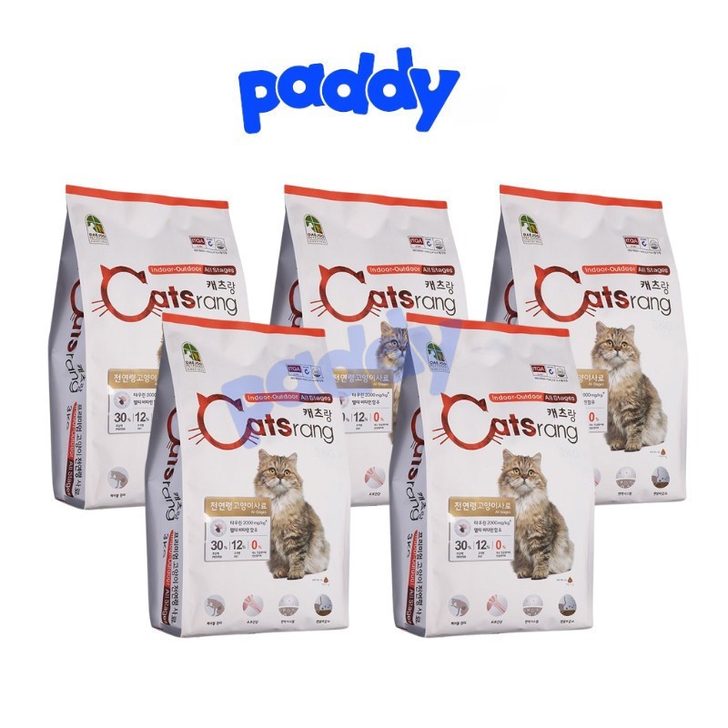 [Combo 5] Catsrang Hạt Cho Mèo Mọi Lứa Tuổi 400g