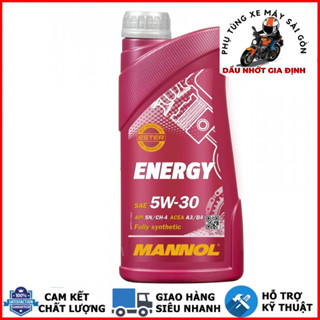  Nhớt tổng hợp Mannol Energy 5W30 dùng cho xe máy ô tô nhập khẩu Đức 