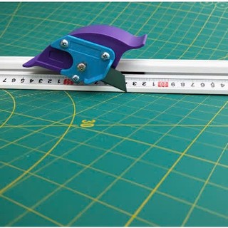 Thước Cắt Fomex Bạt Decal Bằng Nhôm Dài 1 Mét 1,3 Mét 1,6 Mét Chống Trơn Trượt
