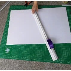 Thước Cắt Fomex Bạt Decal Bằng Nhôm Dài 1 Mét 1,3 Mét 1,6 Mét Chống Trơn Trượt