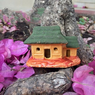 [Chọn mẫu] Tiểu cảnh Nhà Lá Mini gốm Trang Trí Hổ Cá, Bể Cá-Hòn Non Bộ,..