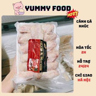 CÁNH GÀ KHÚC 1kg - Cánh gà khúc giữa (khay 1kg net 7), chiên, rán cực hấp dẫn