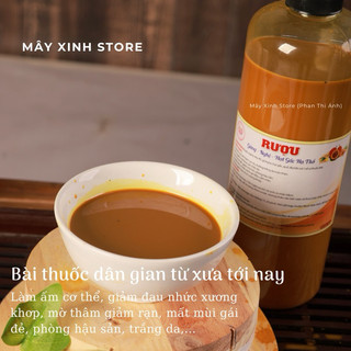 Cốt Gừng Nghệ Gấc Hạ Thổ Mây Xinh Store, Làm Đẹp Da Cho Mẹ Sau Sinh, Cốt Rượu Sau Sinh Toàn Thân