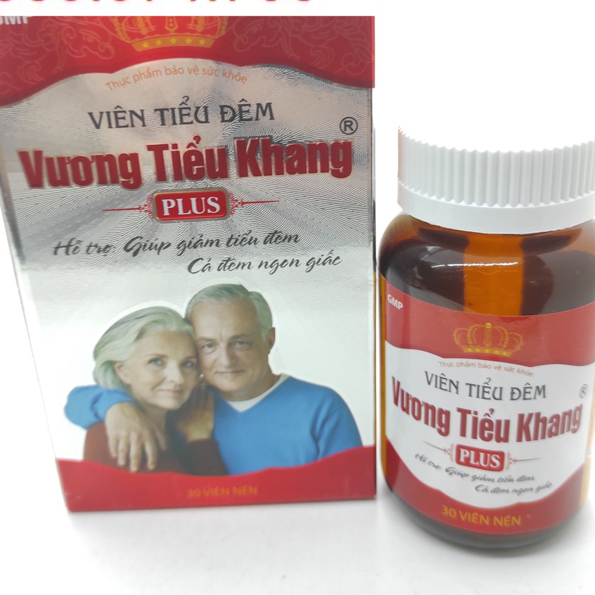 Viên tiểu đêm Vương tiểu khang PLUS - hỗ trợ bổ thận, giảm tiểu đêm, tiểu nhiều lần Hộp 30 viên