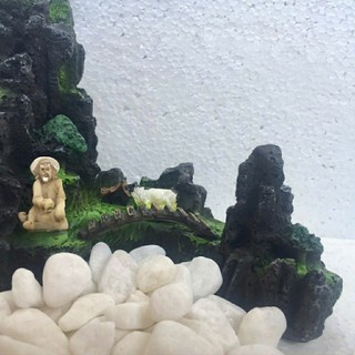 Hòn Non bộ Núi Thác Đá Trang Trí Hồ Cá,Bể Cá-Hòn Non Bộ
