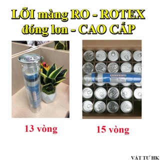 Lõi lọc RO, màng ROTEX đóng lon 13V 15V quả lõi số 4 máy lọc nước karofi AQUA kangaroo sunhouse Tốt