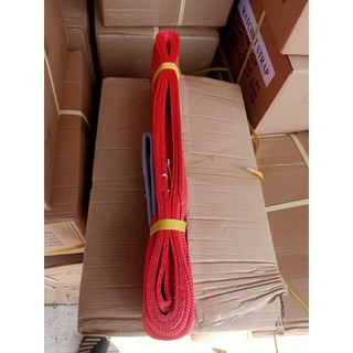 Cáp vải (cẩu hàng đỏ 5 tấn 3m) dây cẩu 5t3m