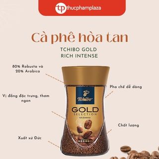 Cà phê hòa tan TCHIBO GOLD Rich Intense - 80% Robusta 20% Arabica - Đậm Đà & Thơm Ngon Tinh Tế