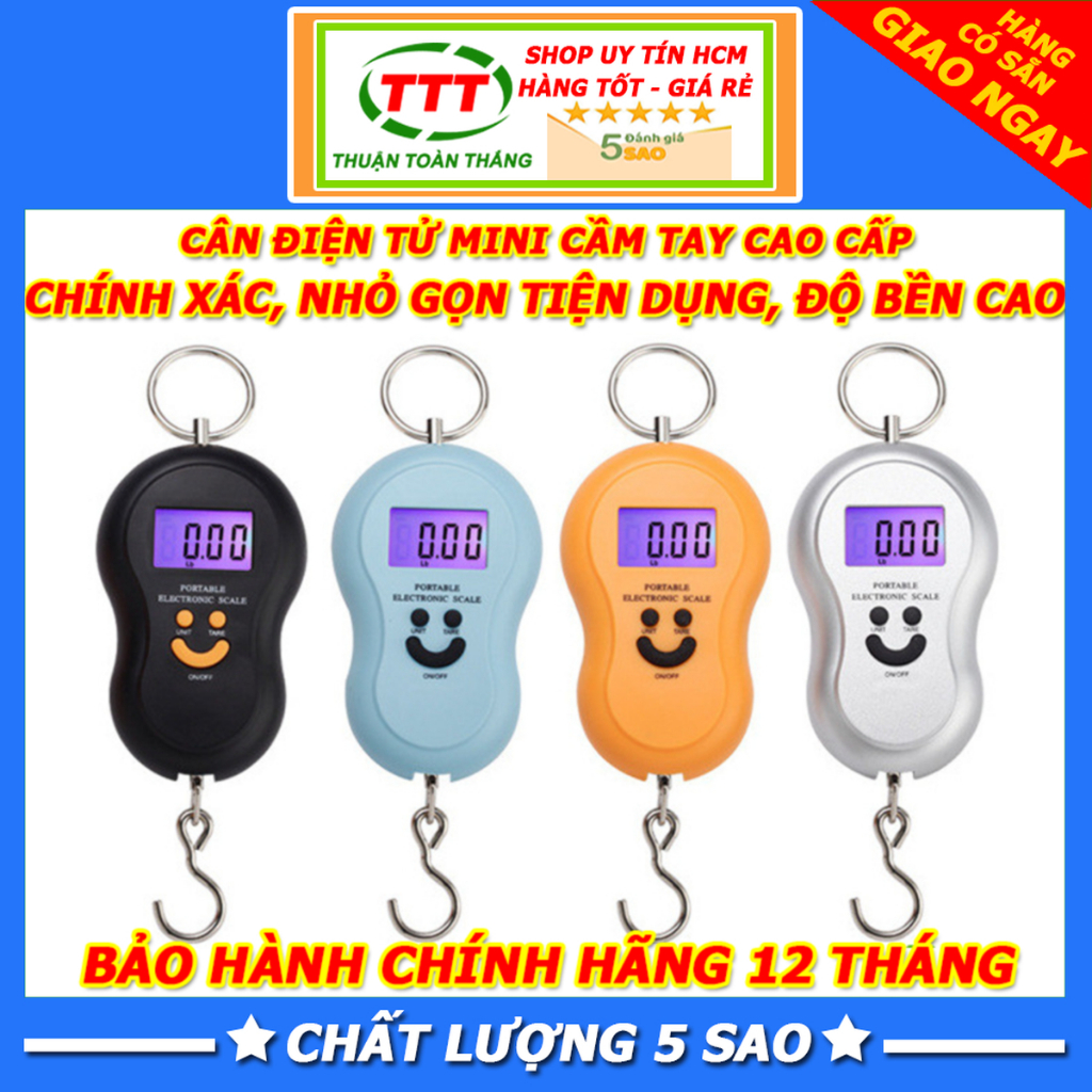 Cân điện tử cầm tay, cân điện tử du lịch tiện lợi.