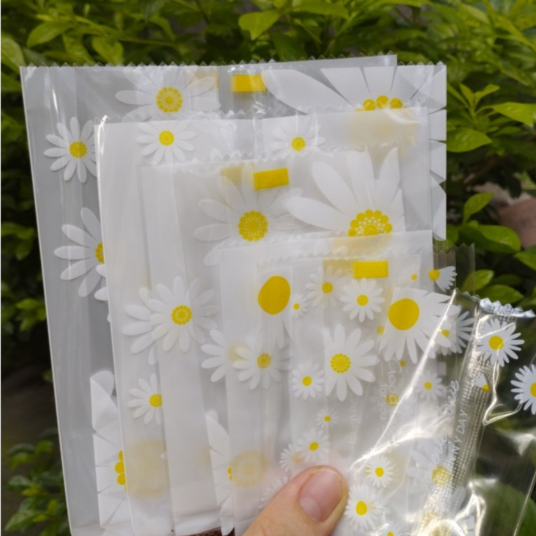 Túi đựng bánh kẹo, thực phẩm cao cấp, đủ bộ HOA CÚC - Kizota